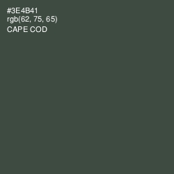 #3E4B41 - Cape Cod Color Image